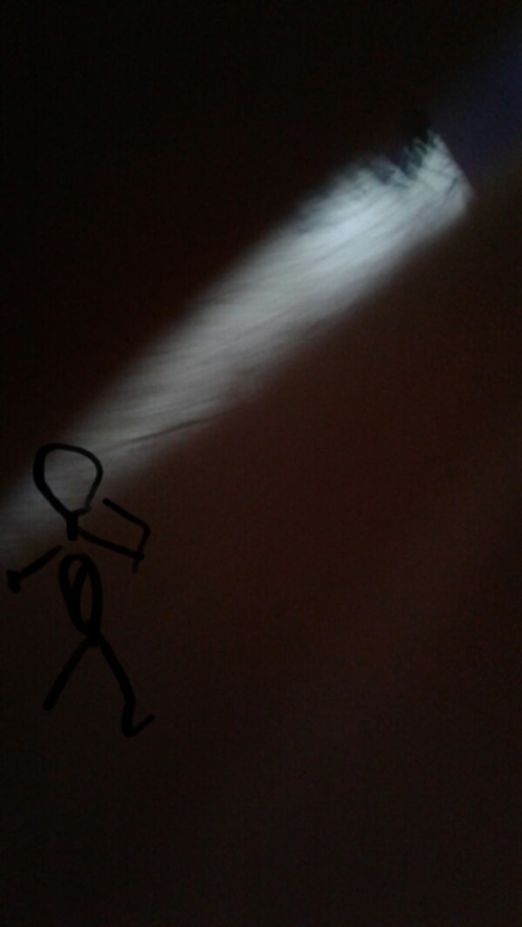 walking toward the light